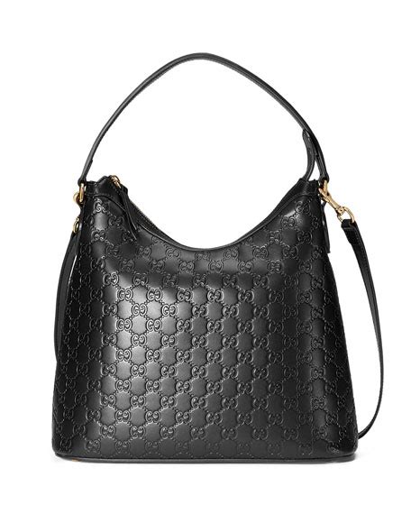 gucci black suede vintage hobo bag with silver hardware|guccissima hobo bag.